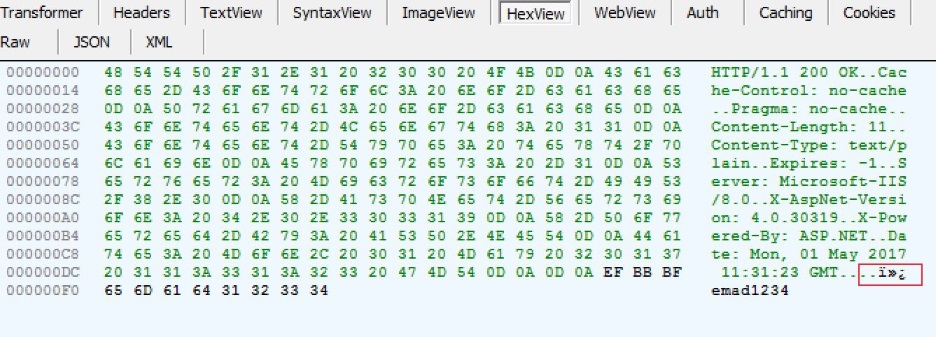 BOM characters in response of PowerShell Azure Function