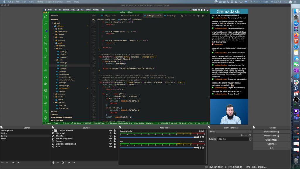OBS Coding View